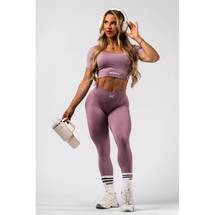 Легінси Nebbia Push-Up Leggings with Shaping Lines FLOW SEAMLESS Pink 497