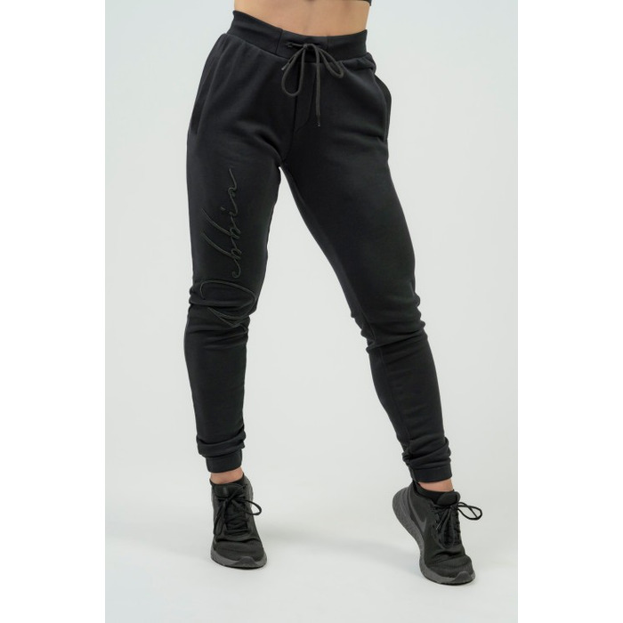Штани Nebbia Women's High-Waist Joggers INTENSE Signature Black 846