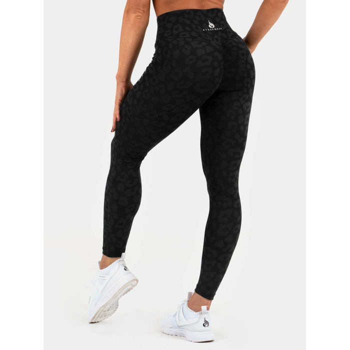 Легінси Ryderwear Instinct Scrunch Bum Leggings - Leopard Black