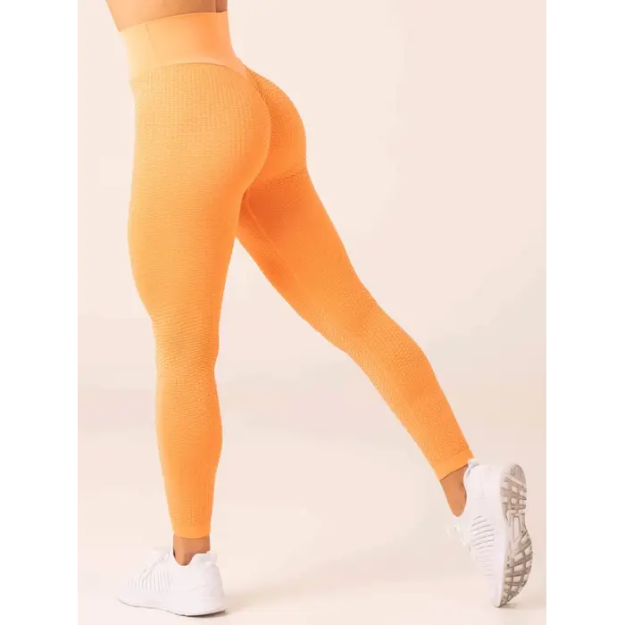 Леггинсы Ryderwear Honeycomb Scrunch Seamless Leggings - Mango