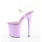 Босоножки Pleaser Flamingo-808. Каблук 8 дюймов, ремешок на щиколотке 4 дюйма. Цвет лавандовый.