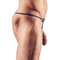 Чоловічі стрінги Sven Joy Ment Men's String з кільцем, еротичні, чорні, з мікроволокна
