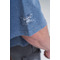Футболка Nebbia Washed Rag Top GOLDEN AGE Blue 788