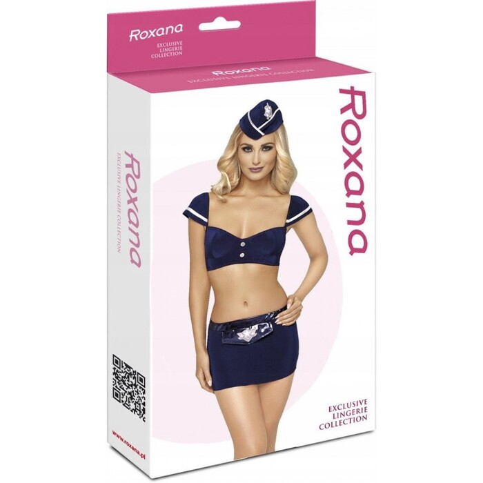 Костюм Стюардессы Roxana 6777 синий, 3 предмета, М