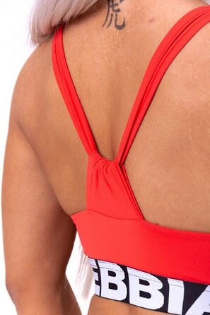 Топ Nebbia Athletic Cut Out sport bra 695 Red