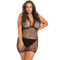 Сукня у сітку TAKE ME FISHNET MINI DRESS BLACK PLUS SIZE