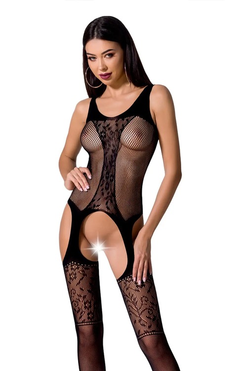 Бодистокинг с открытым доступом BS072 black