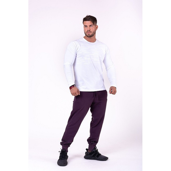Спортивні штани Nebbia Gym Hero joggers 153 bordo
