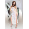 Мереживний пеньюар SoftLine Roxie 1748 білий, M/L