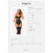 Пояс із підв'язками Obsessive Serena Love garter belt XS/S