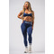 Легінси Nebbia High-Waist Push-Up Leggings FLOW SEAMLESS Blue 496