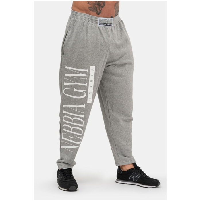 Спортивні штани Nebbia Beast Mode On iconic sweatpants Grey 186