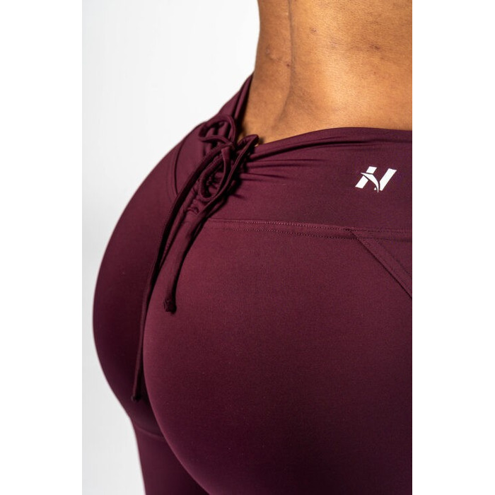 Легінси Nebbia V-Cut Lace-Up Sculpting Leggings OWN YOUR POWER Dark Red 426