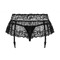 Пояс для панчіх чорний Obsessive 830-GAR-1 garter belt S / M