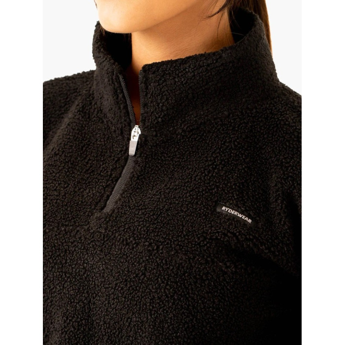 Толстовка Off Duty Teddy Half Zip - Black
