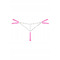 Сексуальні стрінги з ланцюжком Obsessive Chainty thong pink S/M