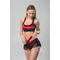 Шорты для pole dance ArtGO Sport Trixy X-skirt: бифлекс, сетка, эффект бразильской попки
