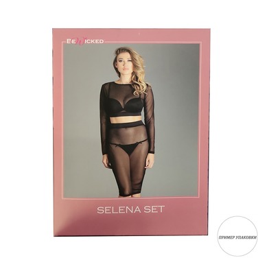 Бодистокинг с дизайном в виде лент Be Wicked черный, S/L