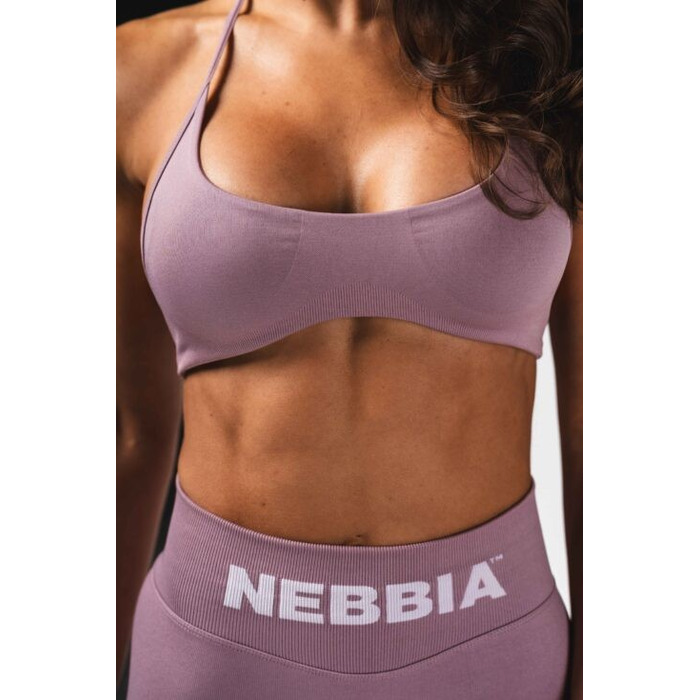 Топ Nebbia Lift-Up Sports Bra FLOW SEAMLESS Pink 495