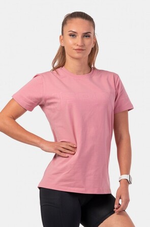 ФУТБОЛКА INVISIBLE LOGO NEBBIA T-SHIRT 602 Rose Roze