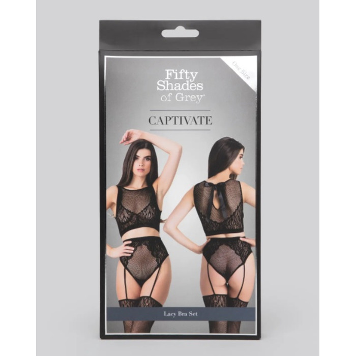 Кружевной комплект Fifty Shades of Grey Bra Set one size