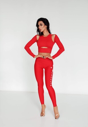 Легінси Fitzona Legging Fitness Red CALFTZ004R