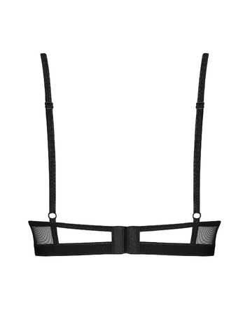 Лиф ажурный на косточках Obsessive Donarella черный, M/L