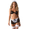 Костюм покоївки чорно-білий Obsessive MAIDME Set 5 S/M