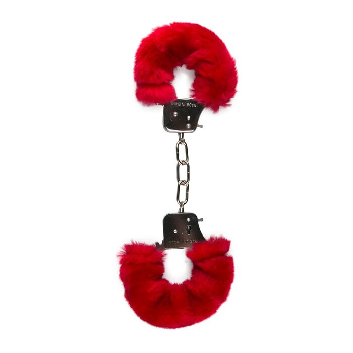 Наручники EASYTOYS Furry Handcuffs - Red