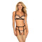 Комплект з поясом для панчох Obsessive Nudelia set L/XL