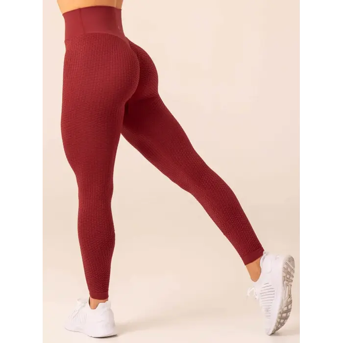 Легінси Ryderwear Honeycomb Scrunch Seamless Leggings - Berry