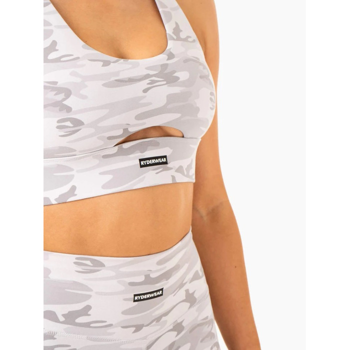 Топ Base Racer Back Sports Bra - Grey Camo