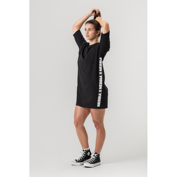 Плаття Oversized T-Shirt Dress NEBBIA CLUB Black 594