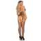 Бодистокинг в крупную сетку со стрингами Leg Avenue черный, O/S