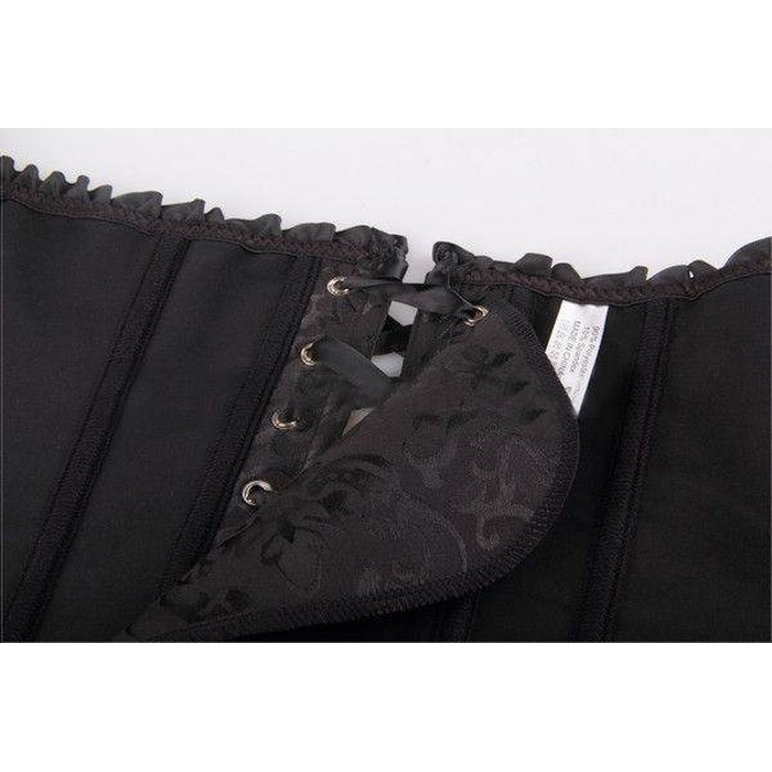 Элегантный черный кружевной бэбидолл Star Night с открытой спиной, M