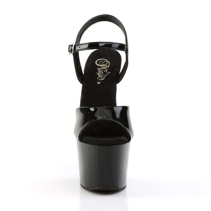 Босоніжки Sky-309 на підборах 7 дюймів, босоніжки 2 3/4 дюйма PF, чорні