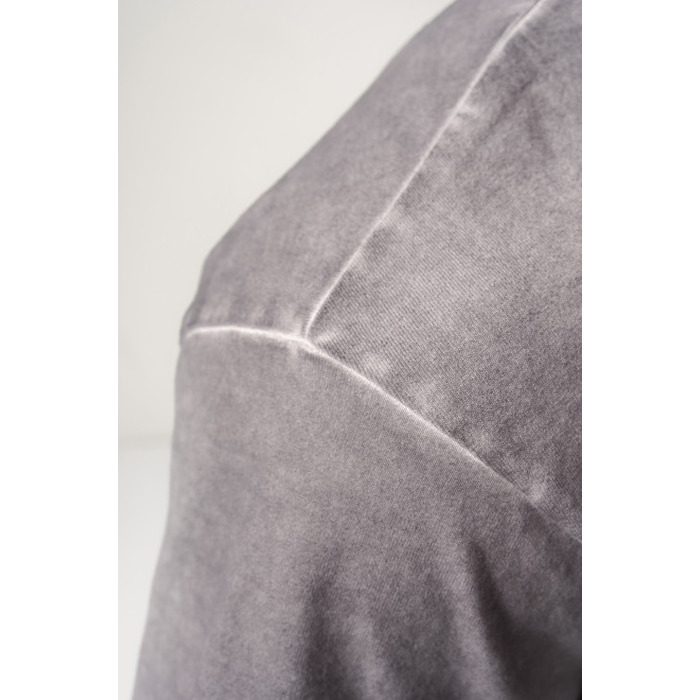 Футболка Nebbia Washed-off Heavyweight Cotton Oversized T-shirt GRIND Light Grey 370