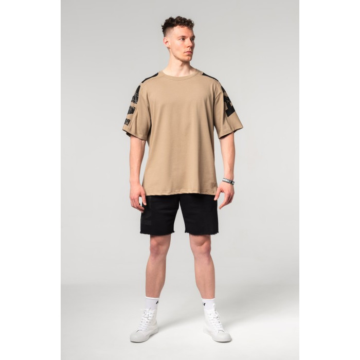 Футболка Nebbia Oversized T-shirt LIFTING CLUB Light Brown 353
