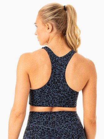 Топ Rotation Sports Bra - Navy Leopard