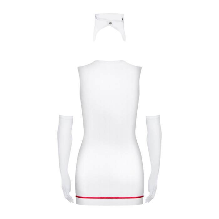 Медсестра платье + перчатки emergency dress stetoskop obsessive SM