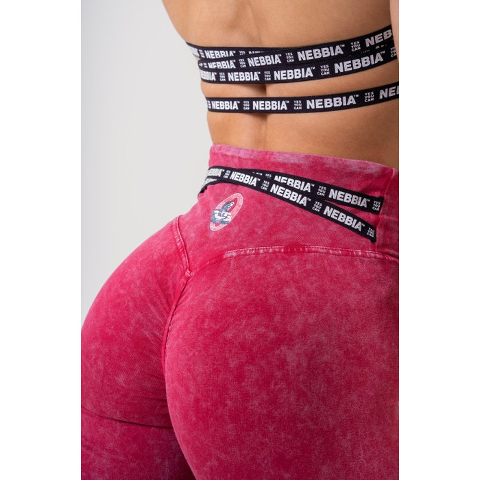 Легінси Nebbia Washed High Waisted Leggings LEGACY Red 777
