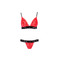 Комплект білизни GLAMISS SET red/black S/M - Passion