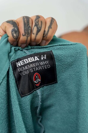 Безрукавка Nebbia Sleeveless Hoodie Sweatshirt IRON BEAST Green 710