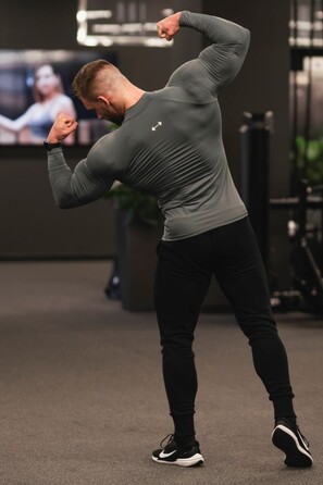 Штани Slim sweatpants with side pockets 'Reset” 321 Black