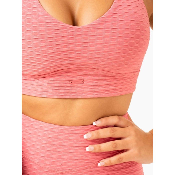 Топ Optic V-Neck Sports Bra - Lipstick Pink
