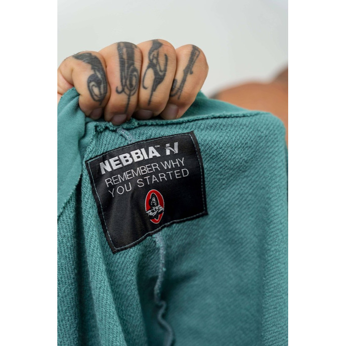 Безрукавка Nebbia Sleeveless Hoodie Sweatshirt IRON BEAST Green 710