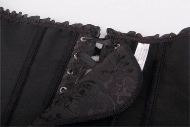 Элегантный черный кружевной бэбидолл Star Night с открытой спиной, M