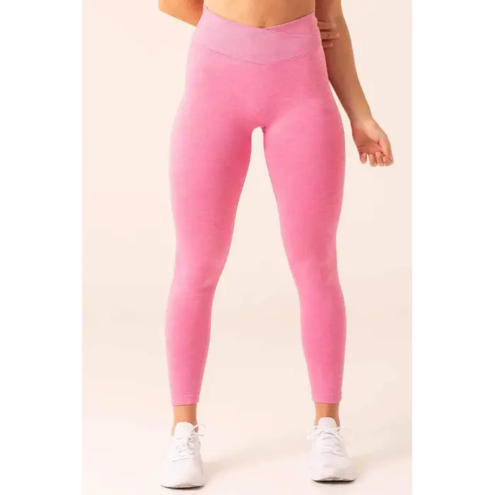 Леггинсы Ryderwear Focus Scrunch Seamless Leggings - Hot Pink Marl