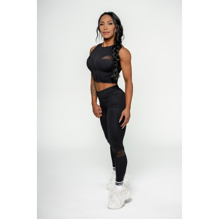 Топ Nebbia Women's Compression Push-Up Top INTENSE Mesh Gold 842