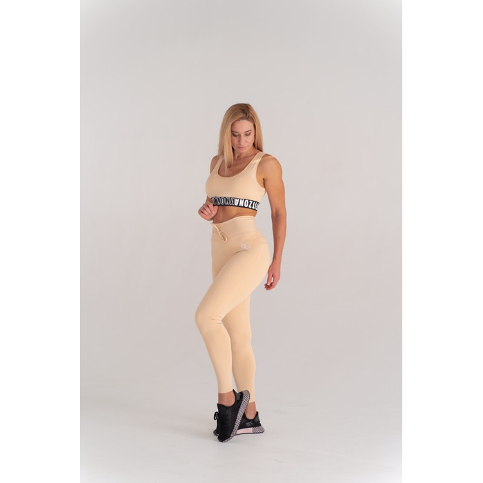 ЛЕГИНСЫ BEIGE LEGGINGS LACE ON FRONT